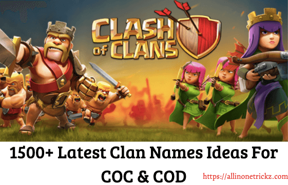 Clan Names List For COC